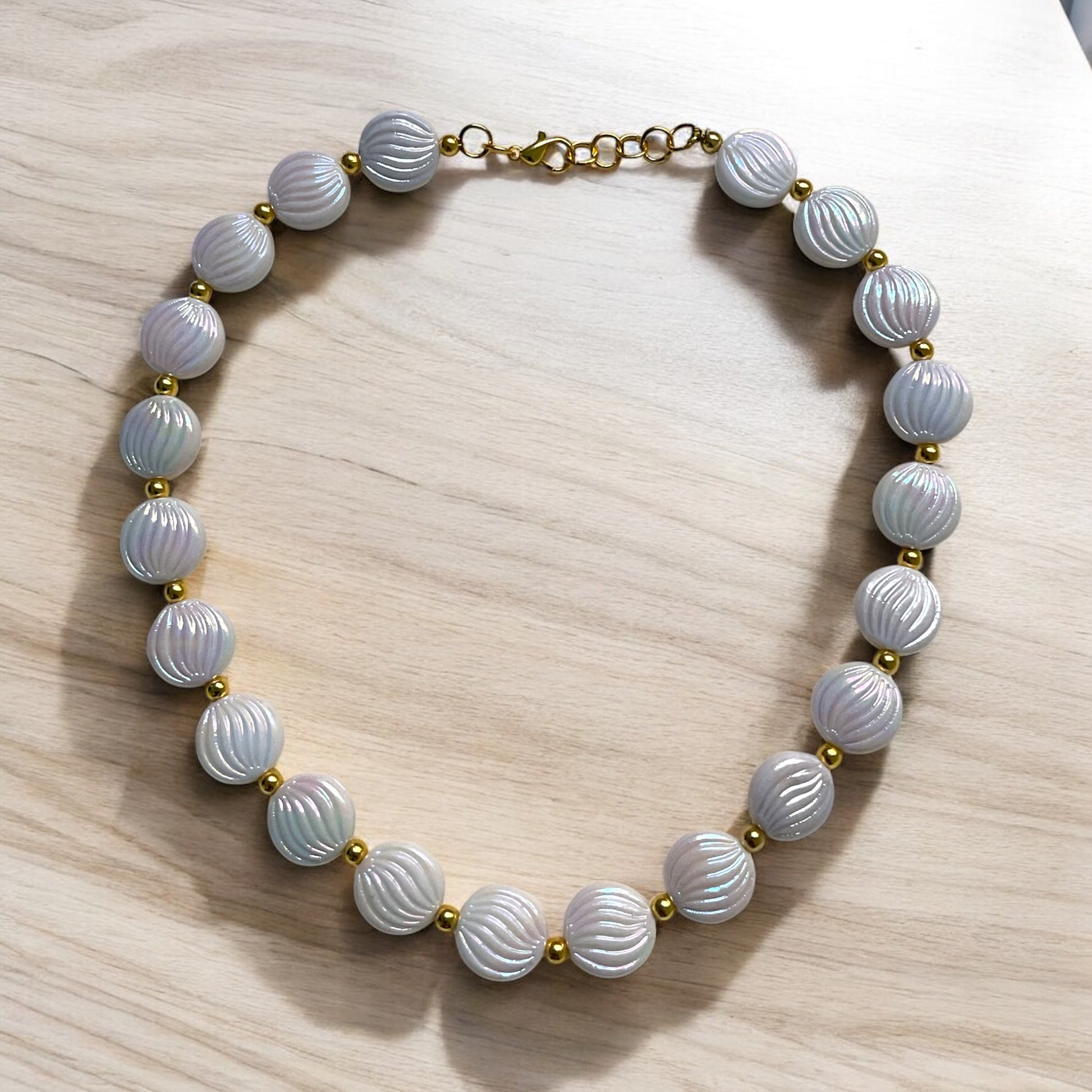 Collar perlado