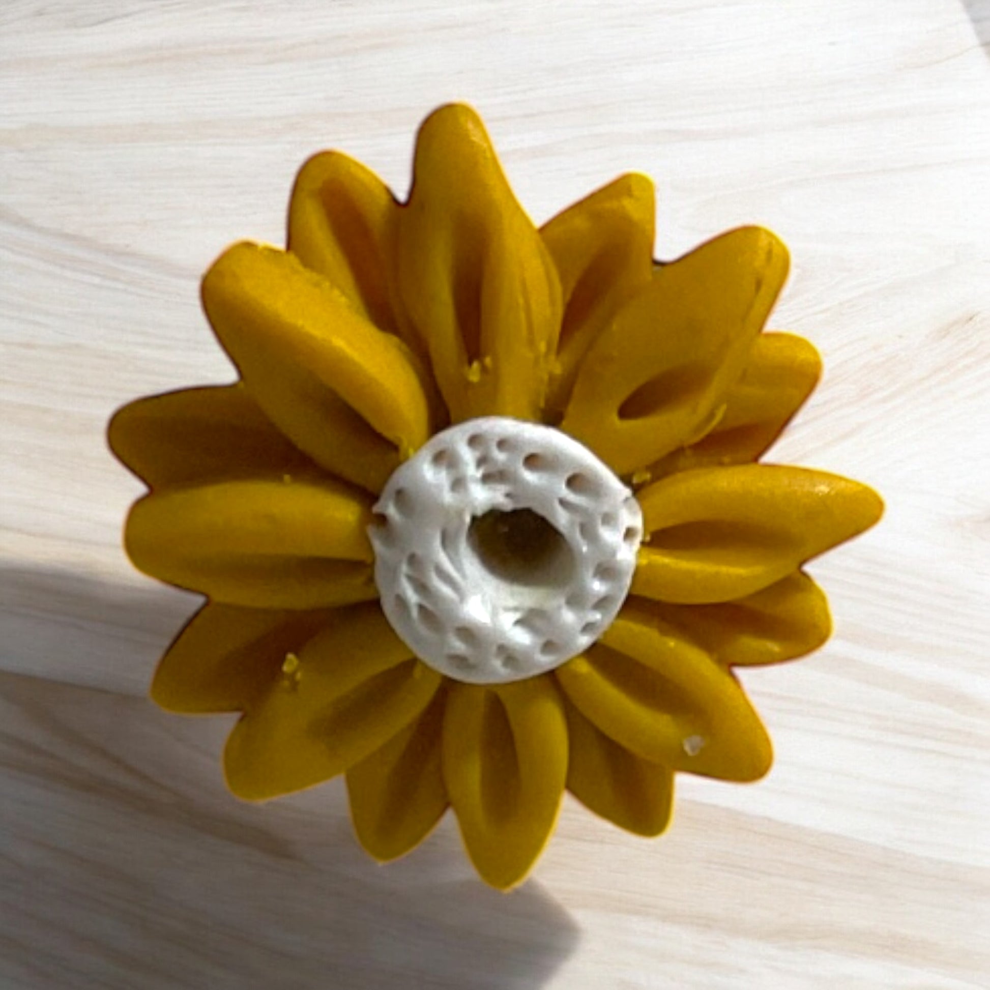 Anillo girasol amarillo