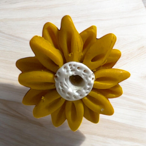 Anillo girasol amarillo